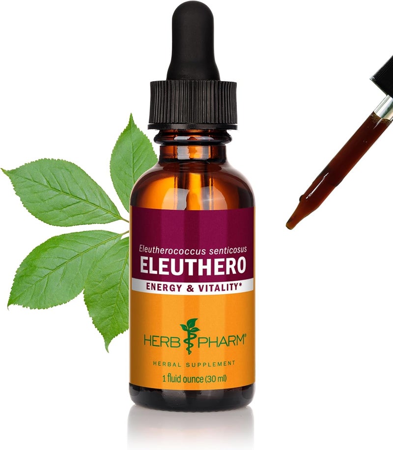 Herb Pharm Eleuthero Siberian Ginseng Extract - Liquid Herbal Supplement for Energy & Vitality, 1 oz - Image 1