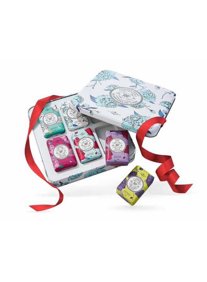 La Chatelaine Luxury Soap Collection | Oprahs Favorite Things | Shea Butter Bar Soaps, Made in France | Natural | Set of 6, 7 oz (Gardenia, Coconut Milk, Lemon Verbena, Cherry Almond, Shea, Wild Fig) - Image 1