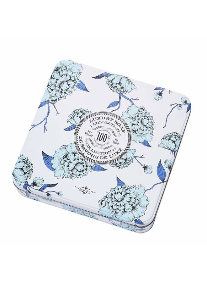 La Chatelaine Luxury Soap Collection | Oprahs Favorite Things | Shea Butter Bar Soaps, Made in France | Natural | Set of 6, 7 oz (Gardenia, Coconut Milk, Lemon Verbena, Cherry Almond, Shea, Wild Fig) - Image 3