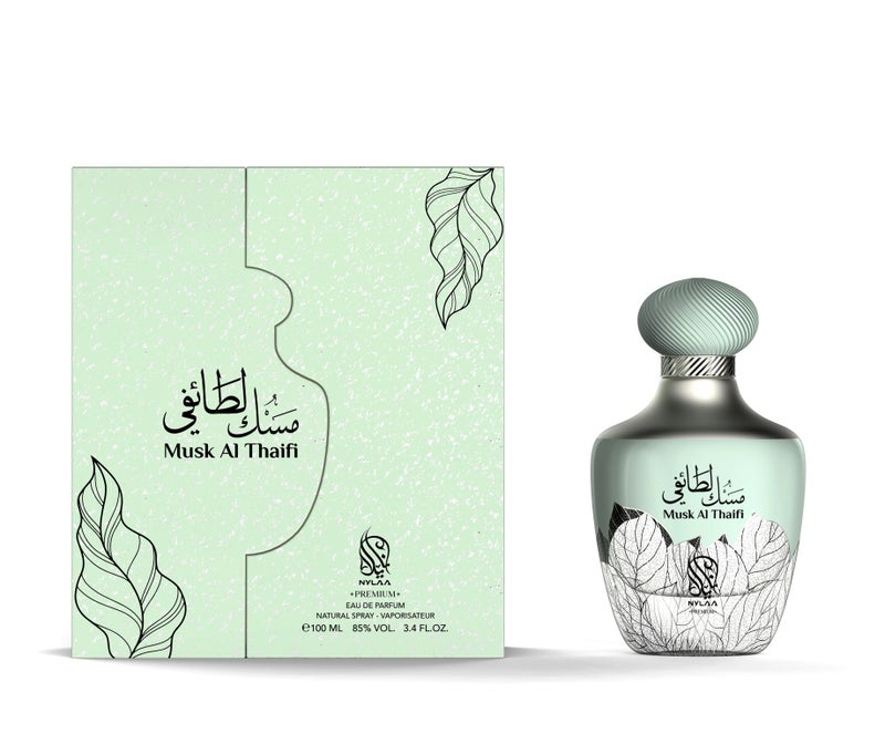 NYLAA Musk Al Thaifi Eau De Parfum(EDP) 100ML | Premium Unisex (Men and Women) Perfume | Long Lasting Fragrance | Daily Use Perfume - Image 1