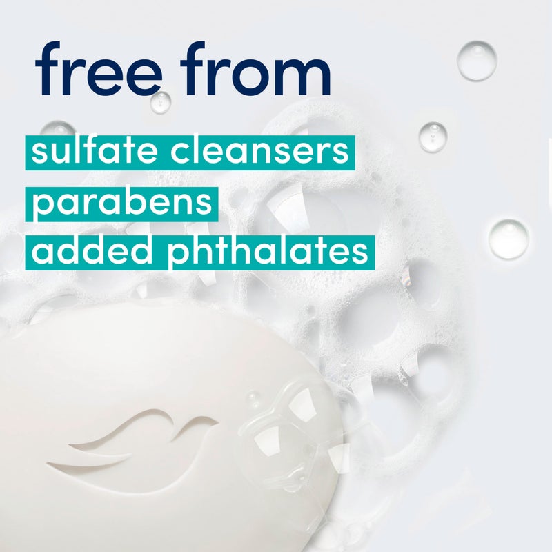 Dove Beauty Bar Soap Sensitive, 8 Bars for Sensitive Skin, Fragrance Free and Hypoallergenic 3.75 oz - Image 5