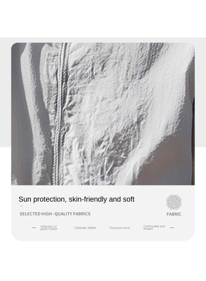Jeep Ice Silk Sun Protection】men's Uv-resistant Outdoor Jacket - Cool, Breathable, Loose & Lightweight Sunscreen Outerwear - Image 4