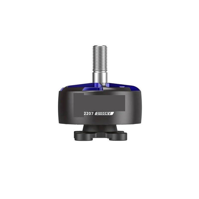 R5 2207 1590KV Brushless Motor 5mm Shaft 16 * 16mm Mounting for Drones FPV 32V Power 5 Inch Frame Propulsion Unit 1/4PCS(1pc 1590KV Blue)