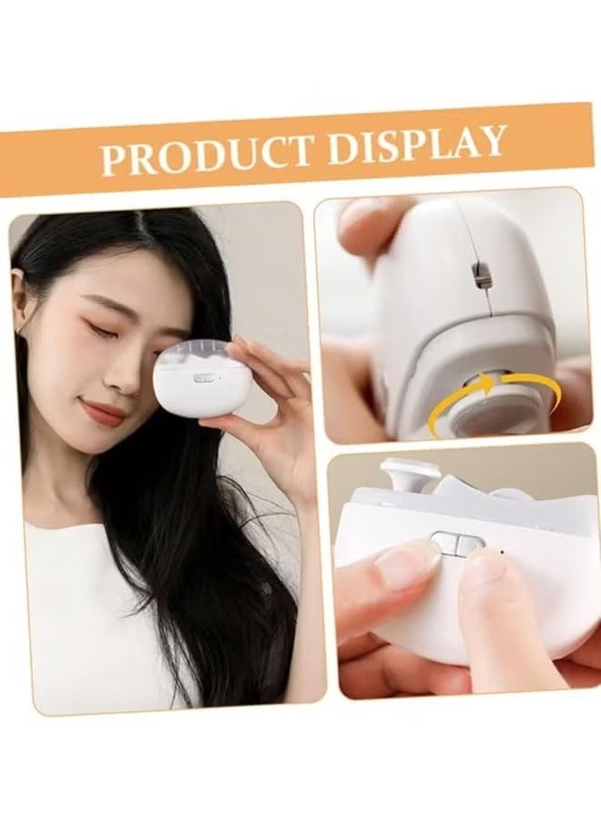 TIGER Electric Automatic Nail Clippers Cutter – Safe Newborn Nail Care, Professional Baby Nail Scissors, Automatic Baby Nail File – Gentle and Easy to Use, White - Image 5