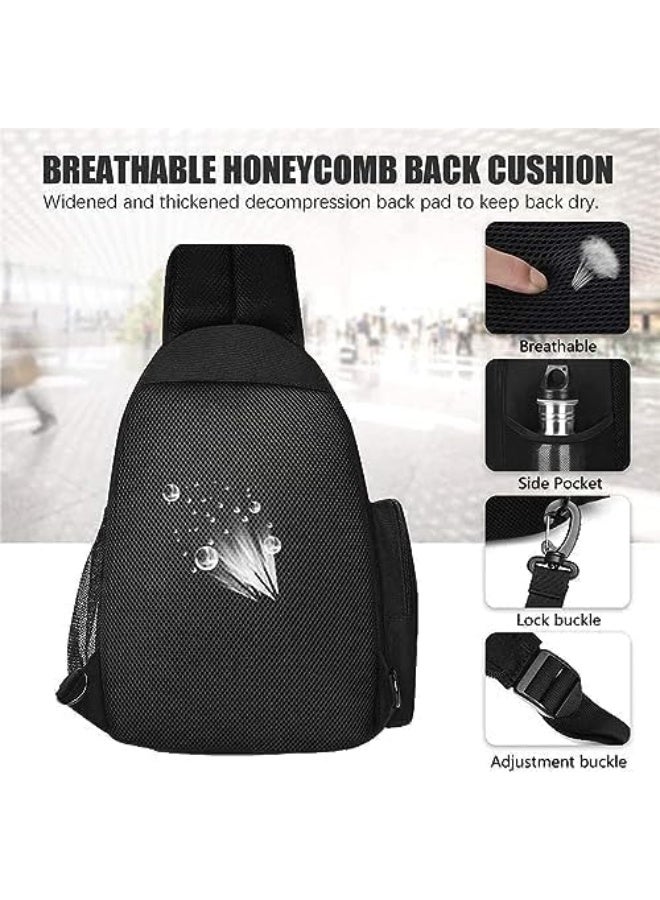Sling Camera Bag With Tripod Holder for Canon Nikon Sony Pentax SLR Mirrorless Cameras - Black Duffel Bag - Image 2