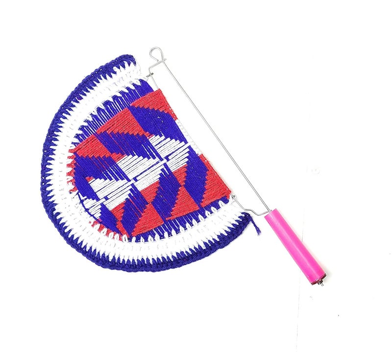 FASH Handmade Crafting Fan 3 Different Fans/Bena For Summer Season Combo Bamboo Stick,Hand Knitted,Plastic Handfan Bena Beejna Pankha Handheld For Natural Cooling Air Home Decor & Travel Use(Set Of 3) - Image 3