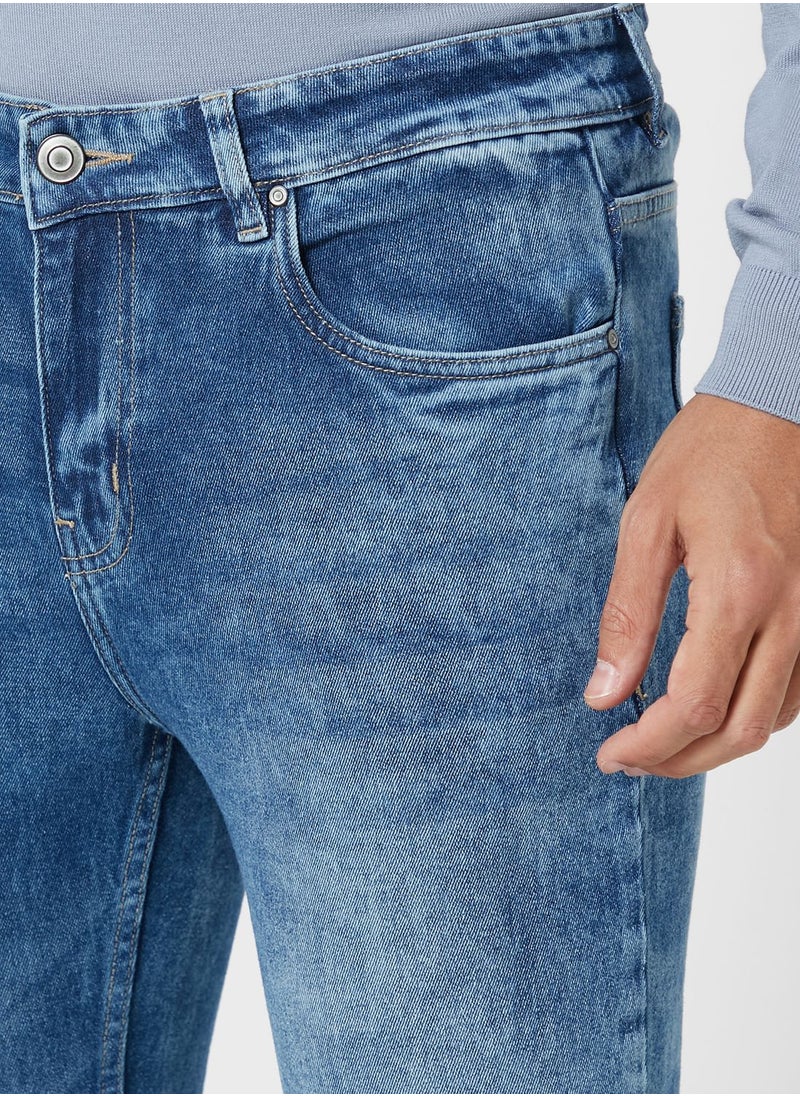 Seventy Five - Slim Fit Washed Jean - Image 1