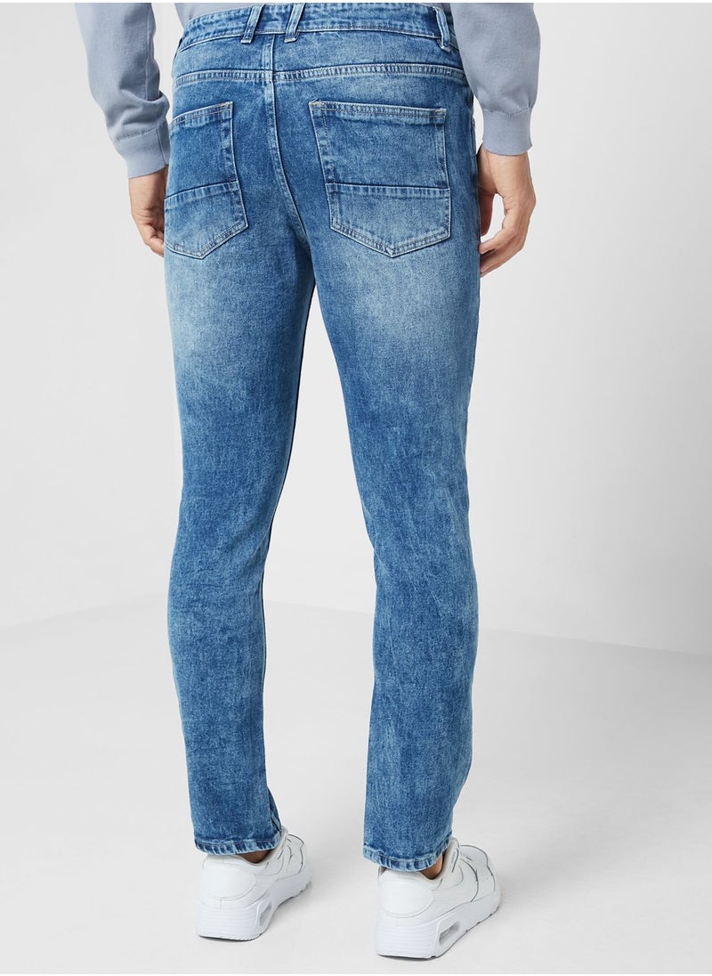 Seventy Five - Slim Fit Washed Jean - Image 1