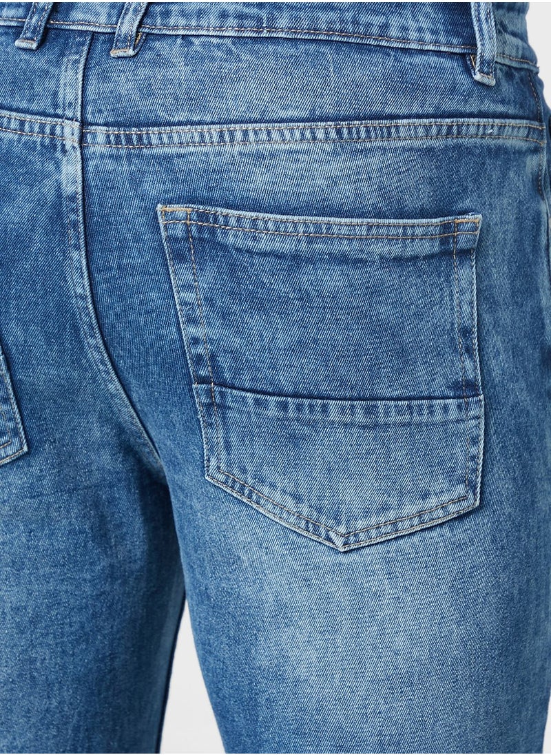 Seventy Five - Slim Fit Washed Jean - Image 1