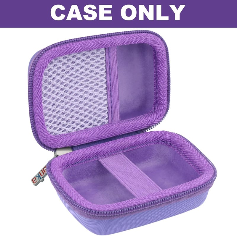 Khanka for Anker Nano Power Bank, 10,000 mAh 45W (‎A1638) Powerbank Hard Travel Case, Storage Box for Anker Nano 45W Max Compact Battery, Case Only (Purple) - Image 3
