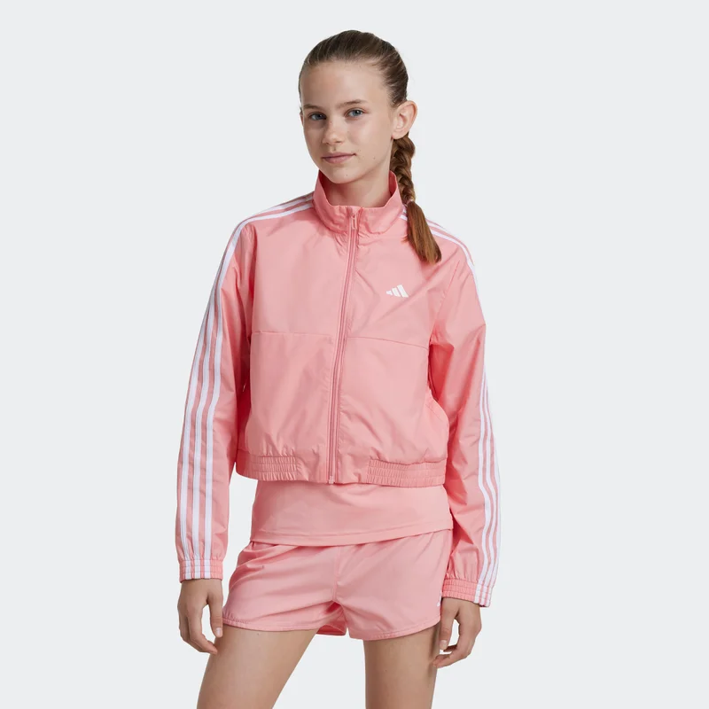 adidas TRAIN ESSENTIALS FULL-ZIP HOODIE JUNIOR GIRLS