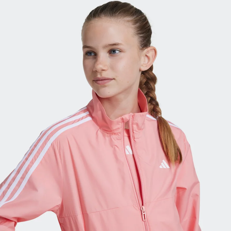 adidas TRAIN ESSENTIALS FULL-ZIP HOODIE JUNIOR GIRLS