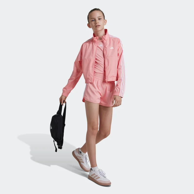 adidas TRAIN ESSENTIALS FULL-ZIP HOODIE JUNIOR GIRLS