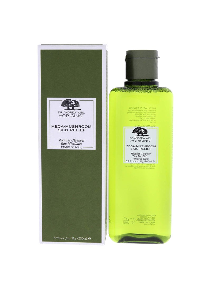Origins Origins Mega-Mushroom Skin Relief Micellar Cleanser Unisex Cleanser I0107528 6.7 Fl Oz (Pack of 1) 