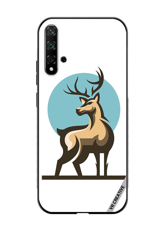 VR CREATIVE Protective Case Cover For Huawei Nova 5T Deer Design Multicolour - Image 1