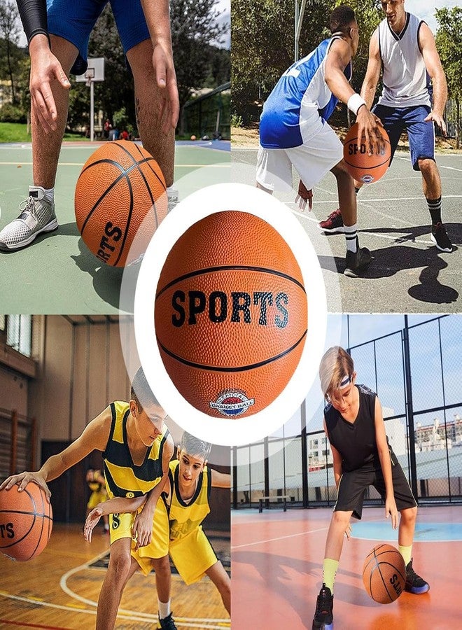 DHAVAL Durable Rubber Basketball for Kids - Indoor & Outdoor Training Ball with Easy Grip, High Bounce, and Multi-Surface Compatibility for Skill Development & Recreational Play (Size 3) - Image 5
