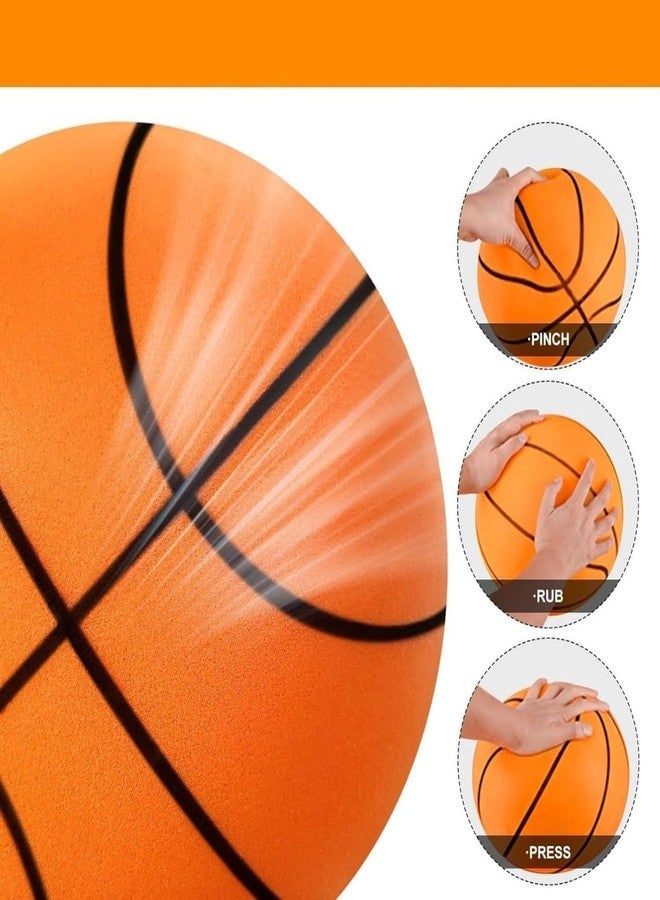 DHAVAL Durable Rubber Basketball for Kids - Indoor & Outdoor Training Ball with Easy Grip, High Bounce, and Multi-Surface Compatibility for Skill Development & Recreational Play (Size 3) - Image 4