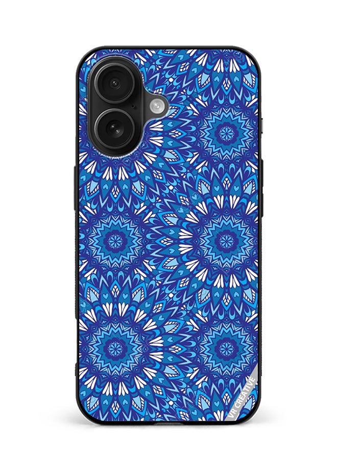 Protective Case Cover For Apple iPhone 16 Mandala Design Multicolour