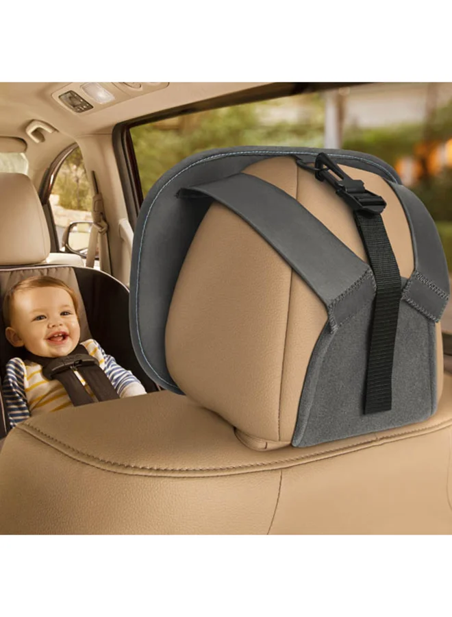 Munchkin Baby In-Sight Car Mirror, Superior Reflection and Wide Angle View of Baby, Grey