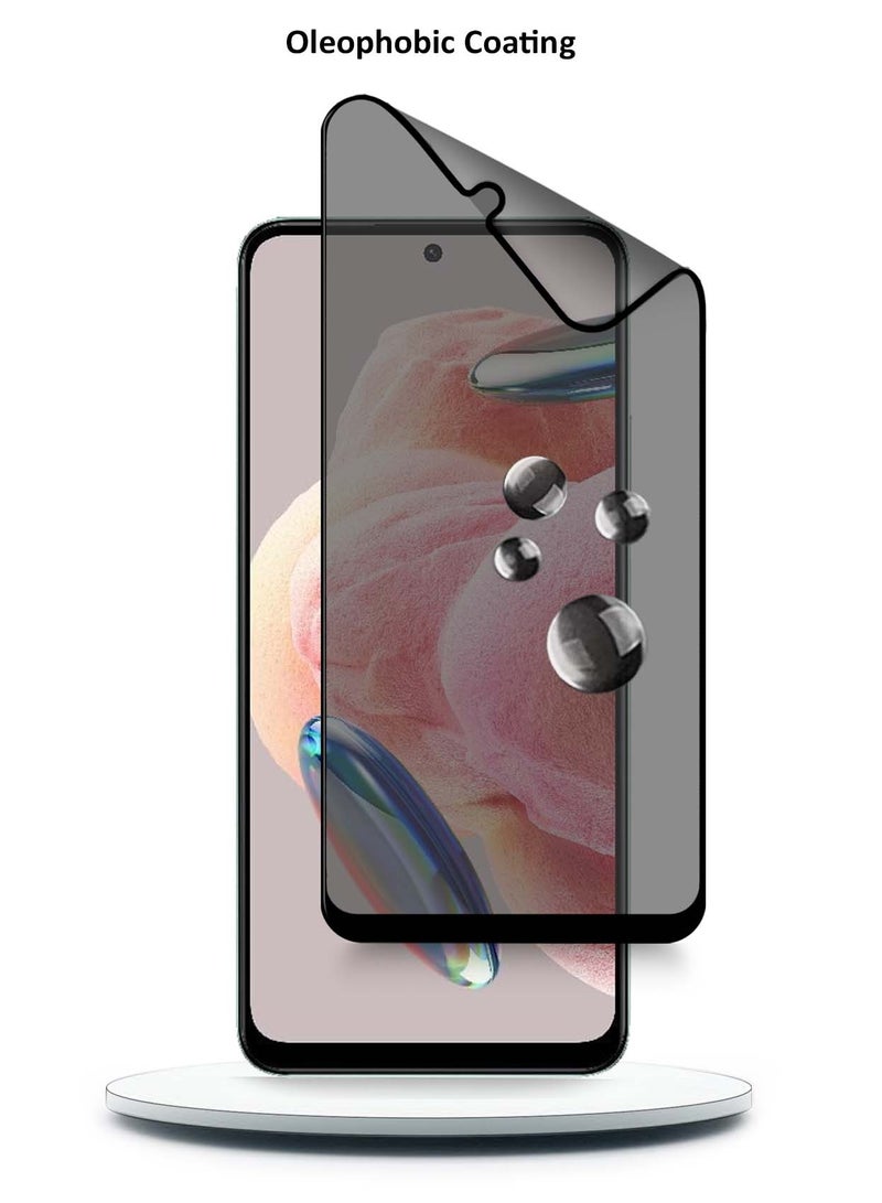 Techie حماية شاشة فيلم خصوصية سيراميك غير لامع مقاوم للانفجار بتغطية كاملة لهاتف Redmi Note 12 - Image 2