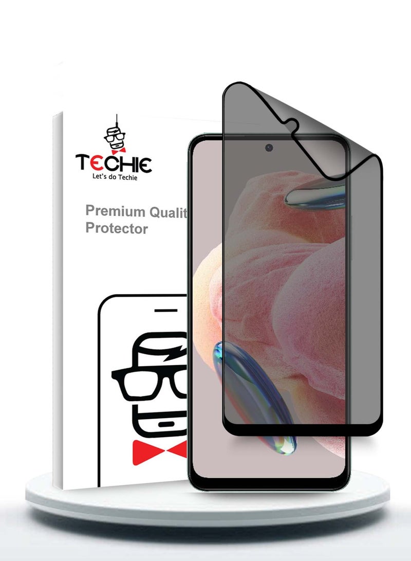 Techie حماية شاشة فيلم خصوصية سيراميك غير لامع مقاوم للانفجار بتغطية كاملة لهاتف Redmi Note 12 - Image 1