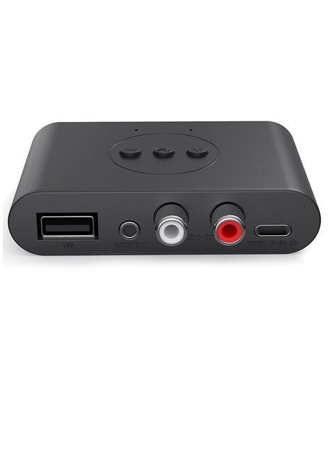 Wireless Bluetooth Extender, Bluetooth 5.2 Receiver 3.5mm Support U Disk Playback USB Bluetooth Sound Adapter for Car Speakers