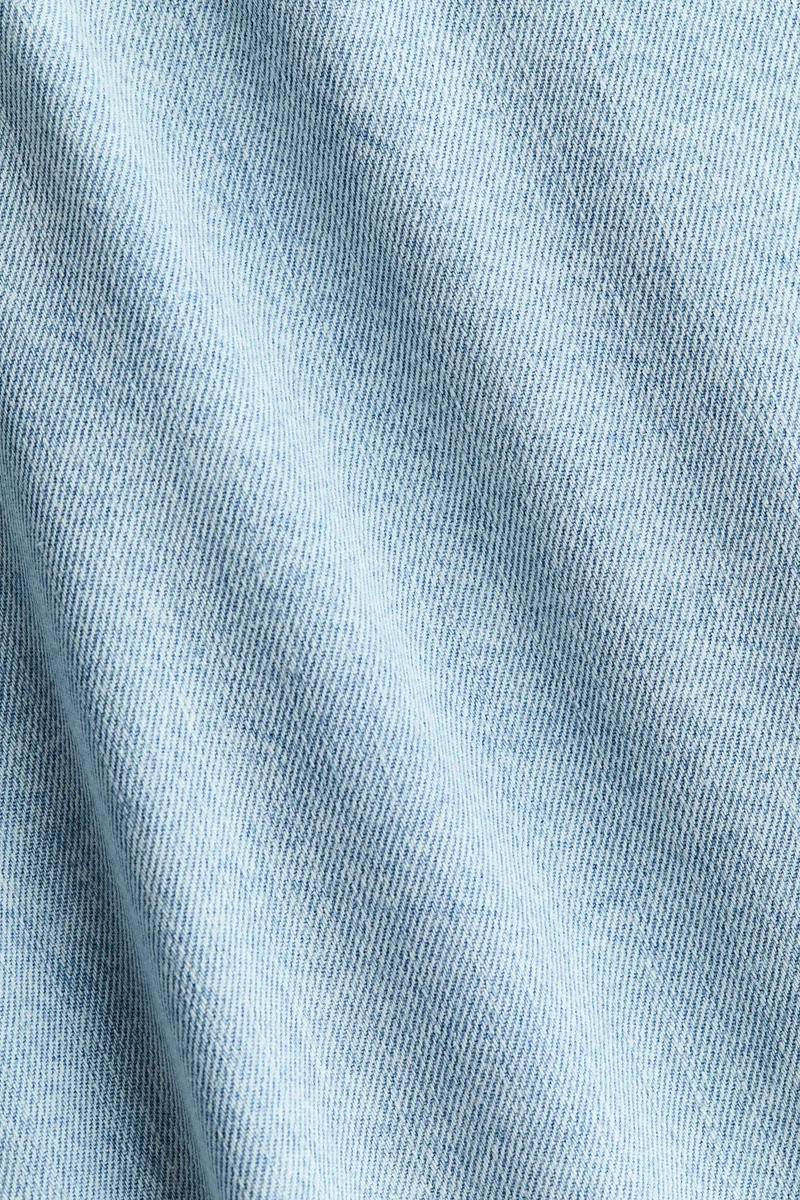 H&M Bow-detail denim dress
