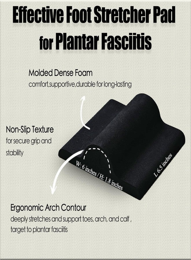 HJKEMI Plantar Fasciitis Relief Foot Stretching Pad for Plantar Fasciitis and Achilles tendonitis Relief Strengthening and Mobility Tool Improve Big Toe Flexibility Calf Stretcher for Foot Pain Recovery - Image 4