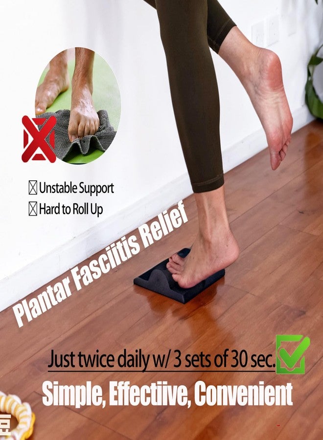 HJKEMI Plantar Fasciitis Relief Foot Stretching Pad for Plantar Fasciitis and Achilles tendonitis Relief Strengthening and Mobility Tool Improve Big Toe Flexibility Calf Stretcher for Foot Pain Recovery - Image 2