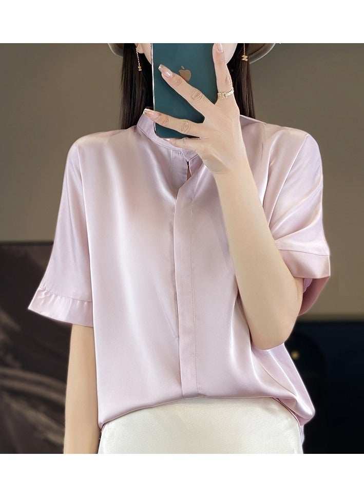 Shougu Short-sleeved Loose Fitting Suit With Inner And Outer Style Shirt - Image 1