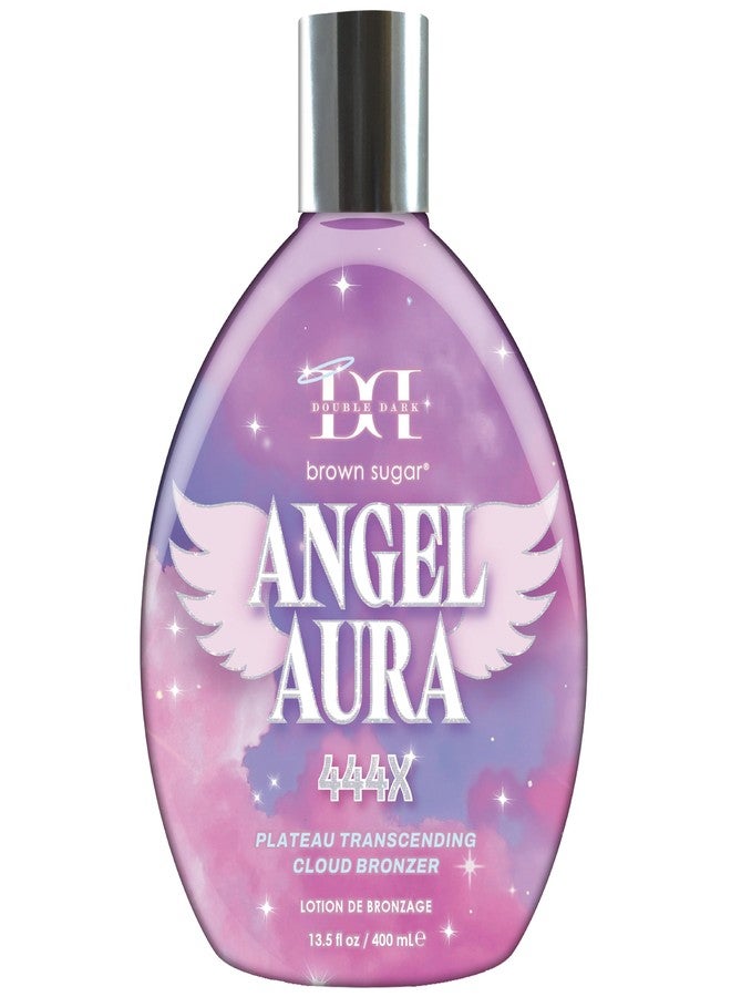 Brown Sugar Angel Aura Tanning Lotion, 444X Plateau-Transcending Cloud Bronzer with Halo Effect Skin Illuminators, 13.5 Fl Oz - Image 1