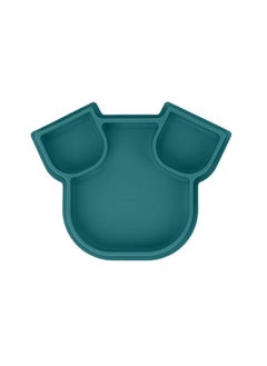 babymoov Divided Silicone Plate Isy Plate In Blue, Plate Features Multiple Compartments, Plate Features Multiple Compartments, Bpa - Free, Microwave And Dishwasher Safe , Non - Slip Base  - Image 1
