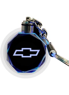 Mert Reklam Mert Advertising LED Keychain Chevrolet Logo 2D Explosion Crystal LED Light Keychain, Car Keychain  - Image 3