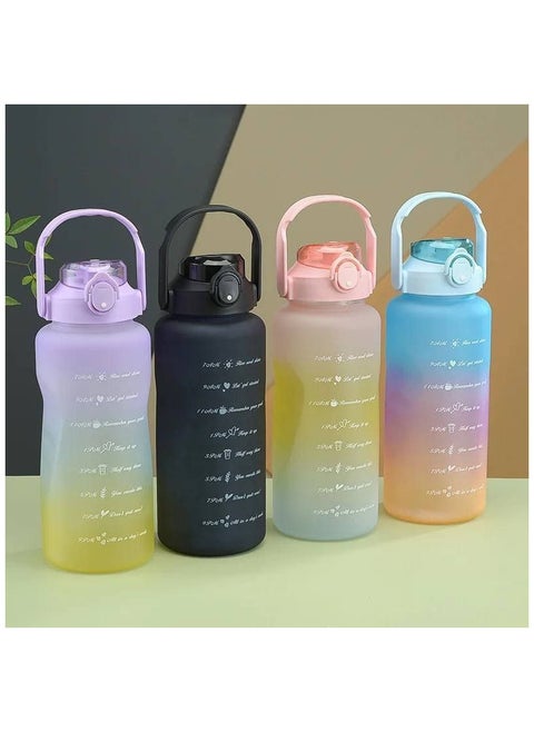 3 in 1 Sports Water Bottle, Shockproof, PBA Free, Safe for Health Safety, with Airtight Cap and Chalimo, Useful for Trips, School and Club