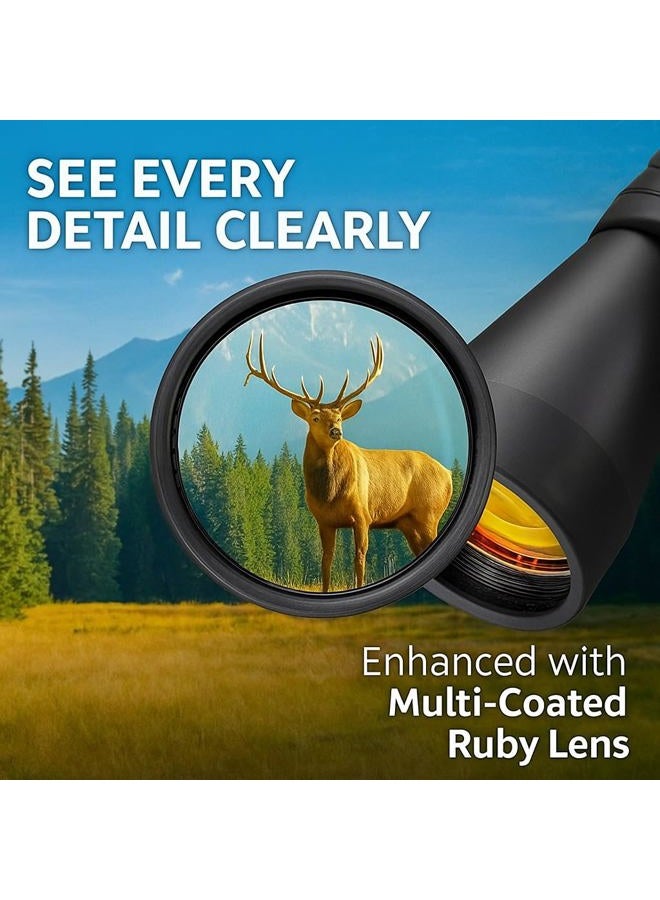 BARSKA Gladiator Binocular with Ruby Lens 10-30x60mm - Image 4