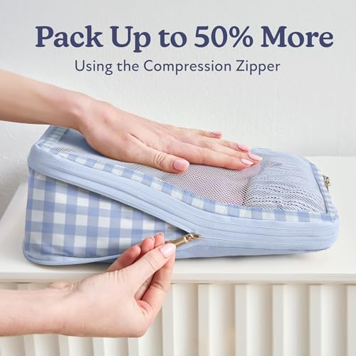 Vandel Space-Saving Compression Packing Cubes for Women, Men, 6-Pack Compressible Carry On Suit Case Organizer Luggage Packing Cubes for Travel Compression Organizer Bags for Luggage, Suitcase Cube - Image 2