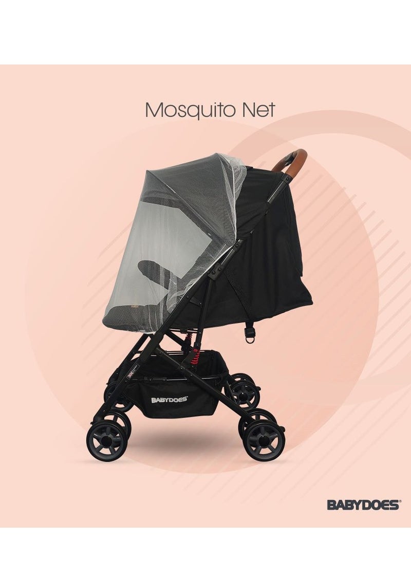 BABYDOES - Olla Cx - Baby Stroller, 5-Point Harness, One-Hand Fold, Shock Absorbing Wheels, Air Travel Cabin, 0-4 Years (Up To 20 Kg) - Black - Image 1