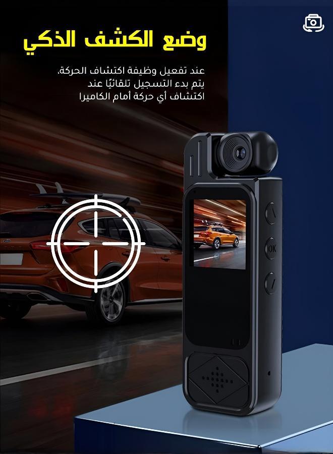 كاميرا صغيرة محمولة مزودة بشاشة – كاميرا بحجم الجيب بدقة 1080p Full HD مزودة بشاشة LCD، وتتميز بسهولة التشغيل بلمسة واحدة وبطارية مدمجة قابلة لإعادة الشحن، مما يجعلها الخيار المثالي للتصوير أثناء السفر وفي الحياة اليومية - Image 5
