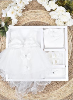 FUN MOMENT Newborn Dress with Gift Box 4 Pieces  - Image 1