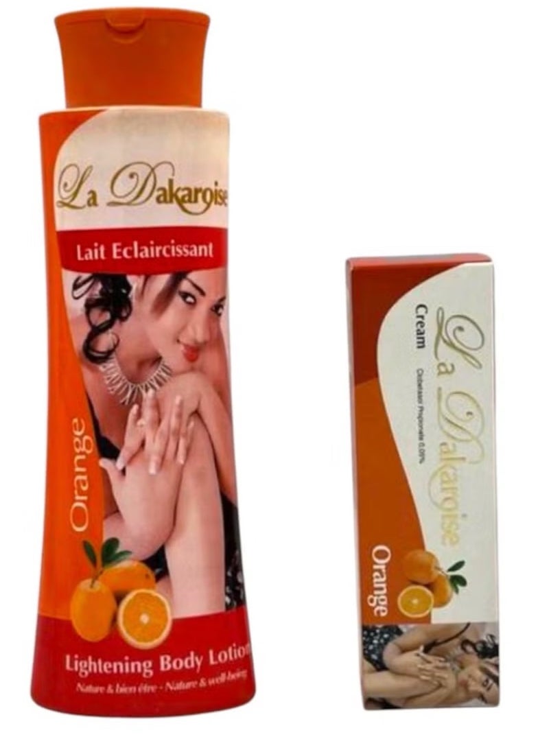 La Dakaroise - A set of two cream pieces with lotion from La dakaroise - Image 1