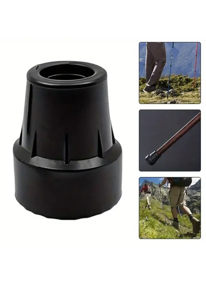 5Pcs Non Slip Rubber Ferrules for Walking Sticks Enhanced Traction for Elderly Hikers Blind Assistance - Image 1