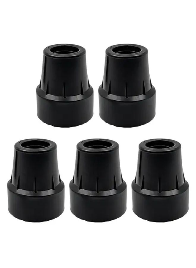 5Pcs Non Slip Rubber Ferrules for Walking Sticks Enhanced Traction for Elderly Hikers Blind Assistance - Image 2