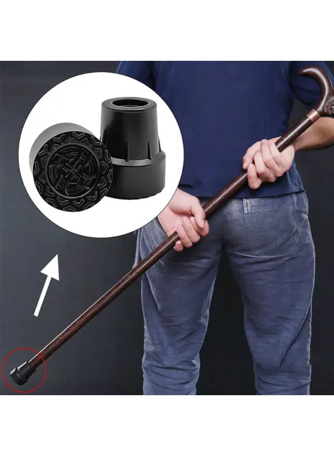 5Pcs Non Slip Rubber Ferrules for Walking Sticks Enhanced Traction for Elderly Hikers Blind Assistance - Image 5