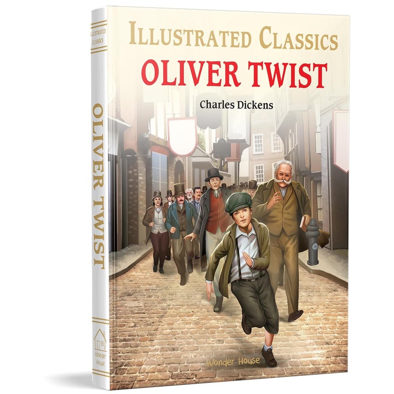 Oliver Twist for Kids : llustrated Abridged Children Classic English Novel with Review Questions