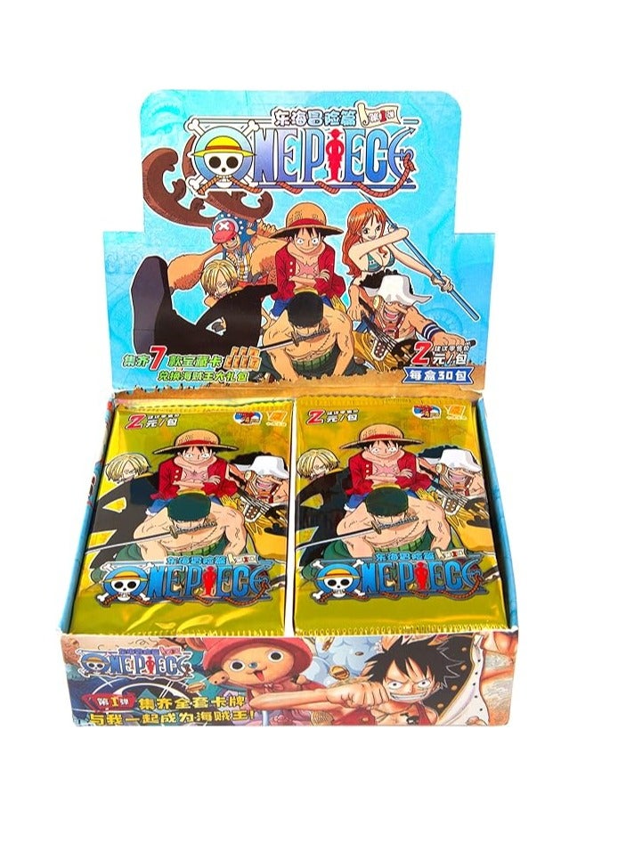 AW Anime WRLD One Piece Cards Booster Packs - [Imported] Anime Trading Card Game (10 Packs of Sailing Seas) - AW Anime WRLD - Image 2