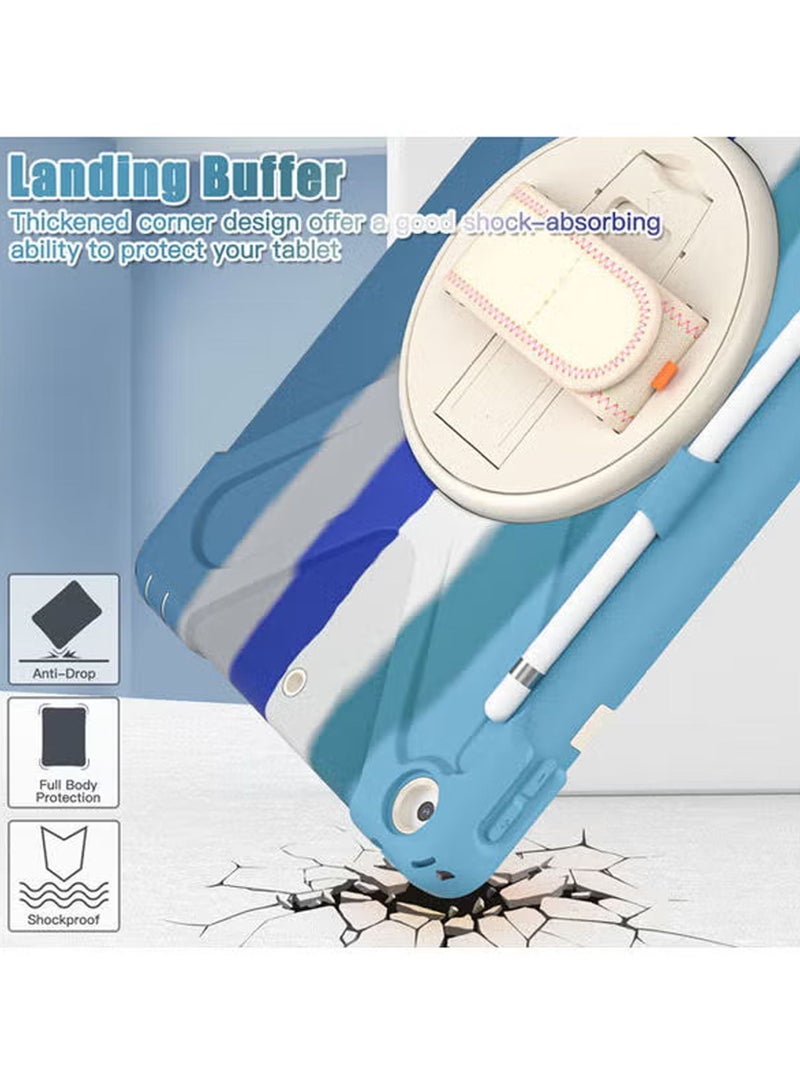 Rock Pow iPad 10.2 Case 2021 iPad 9th/2020 iPad 8th/2019 iPad 7th Generation Case, Rugged Heavy Duty Shockproof Rotatable Kickstand Protective Cover for 10.2" iPad 9th/8th/7th Gen - Image 3