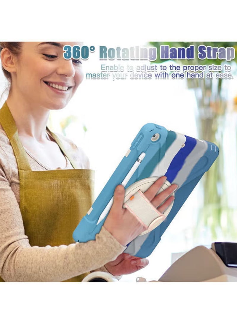 Rock Pow iPad 10.2 Case 2021 iPad 9th/2020 iPad 8th/2019 iPad 7th Generation Case, Rugged Heavy Duty Shockproof Rotatable Kickstand Protective Cover for 10.2" iPad 9th/8th/7th Gen - Image 5