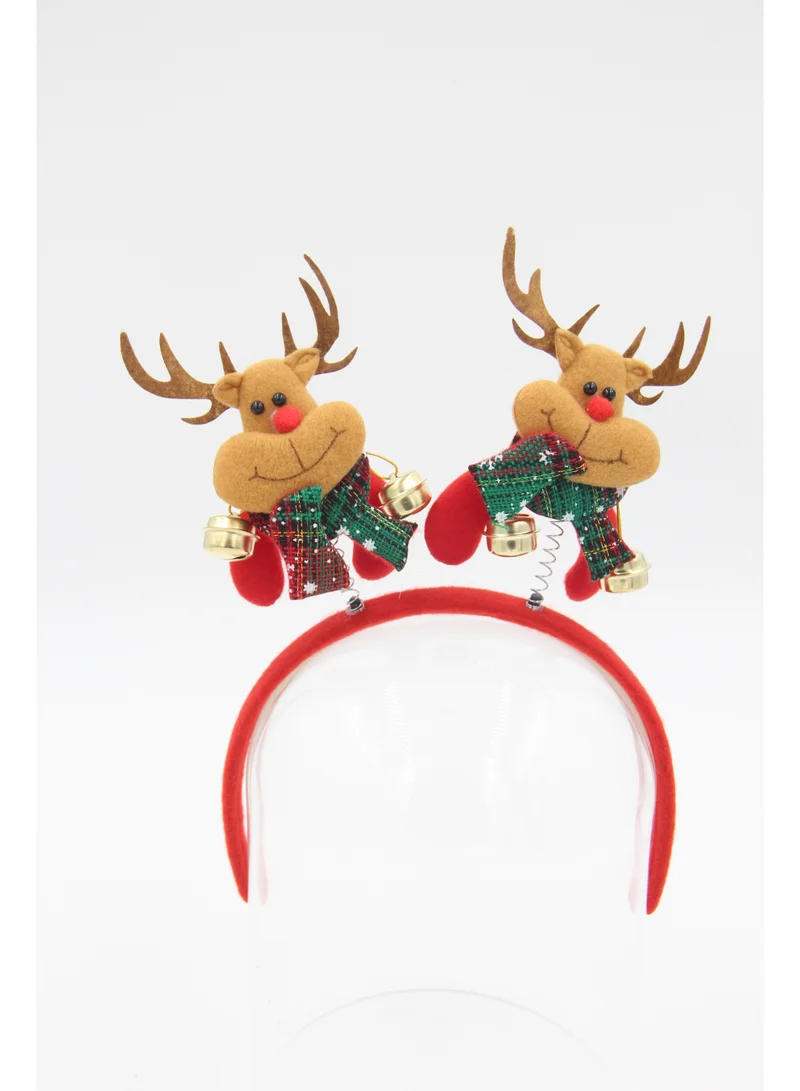 D'Daniela 8 Pieces Headbands Xmas Headwear Reindeeer