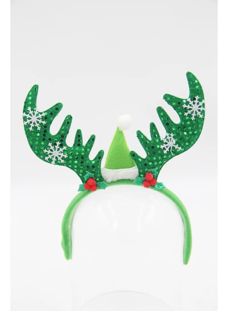 D'Daniela 8 Pieces Headbands Xmas Headwear Reindeeer