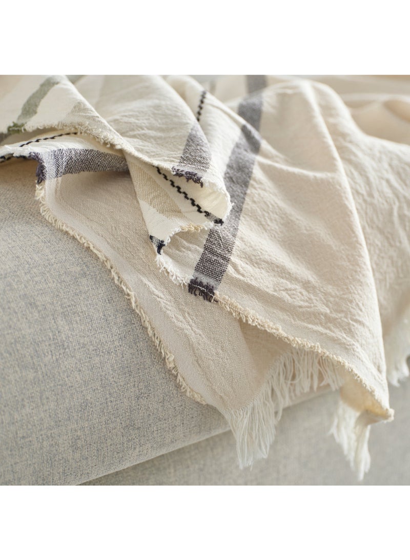 Throw Off-White/Light Grey 130X170 Cm/20 Pack - Image 2